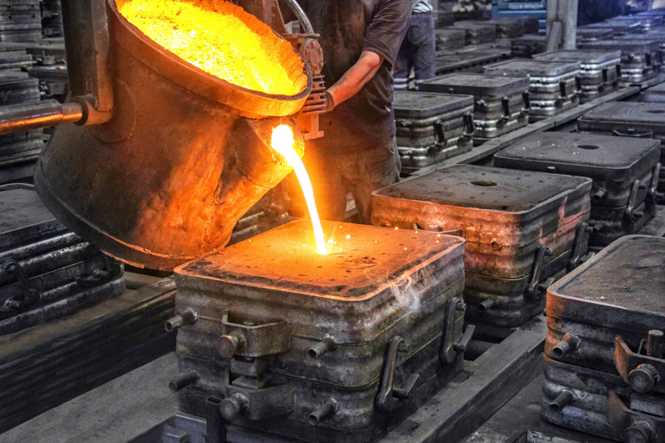 Casting and foundry. Casting is the process from which solid met